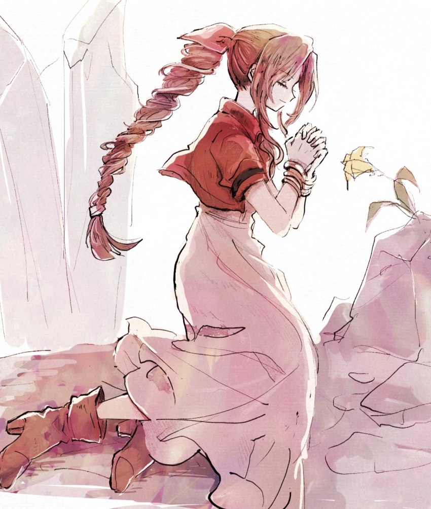 Aerith Gainsborough (Final Fantasy) Rule 34 Image