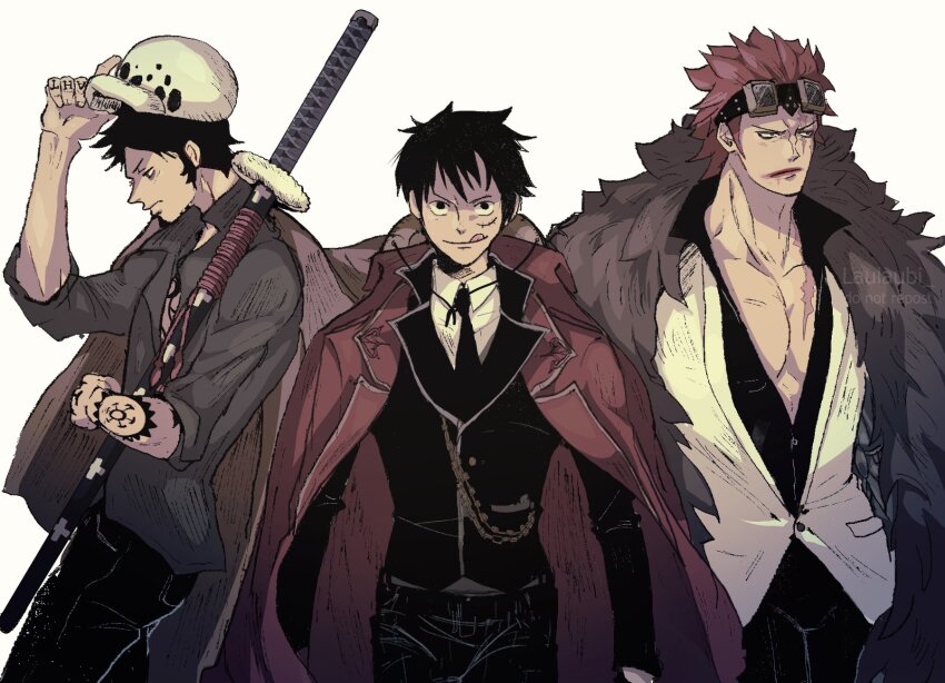Eustass Kid (Monkey D. Luffy) Rule 34 Image