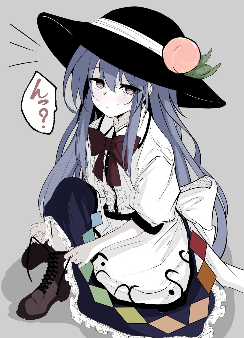 Hinanawi Tenshi (Touhou) Rule 34 Image