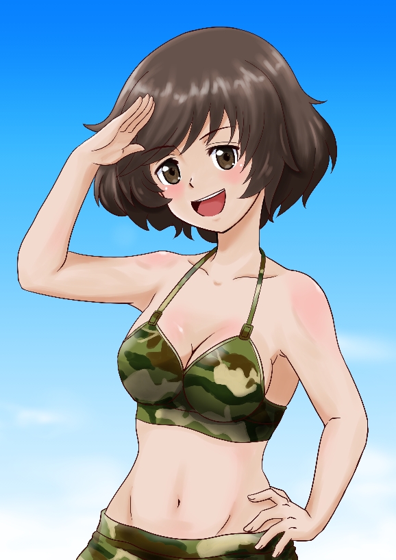 Akiyama Yukari (Girls Und Panzer) Rule 34 Image