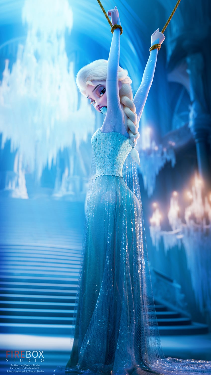 Elsa (Frozen) Rule 34 Image