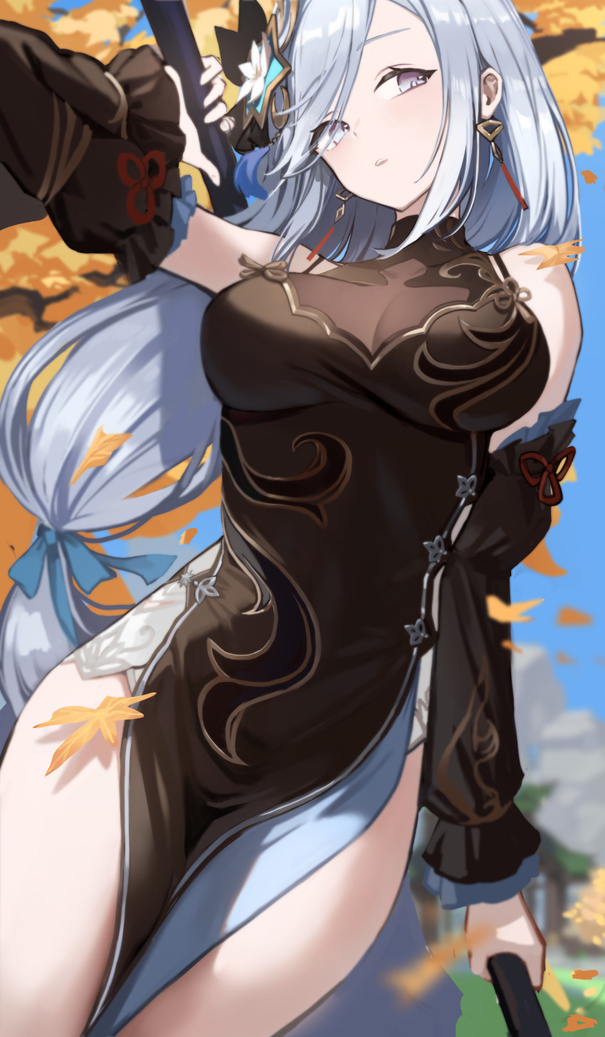 Shenhe (Frostflower Dew) (Genshin Impact) Rule 34 Image