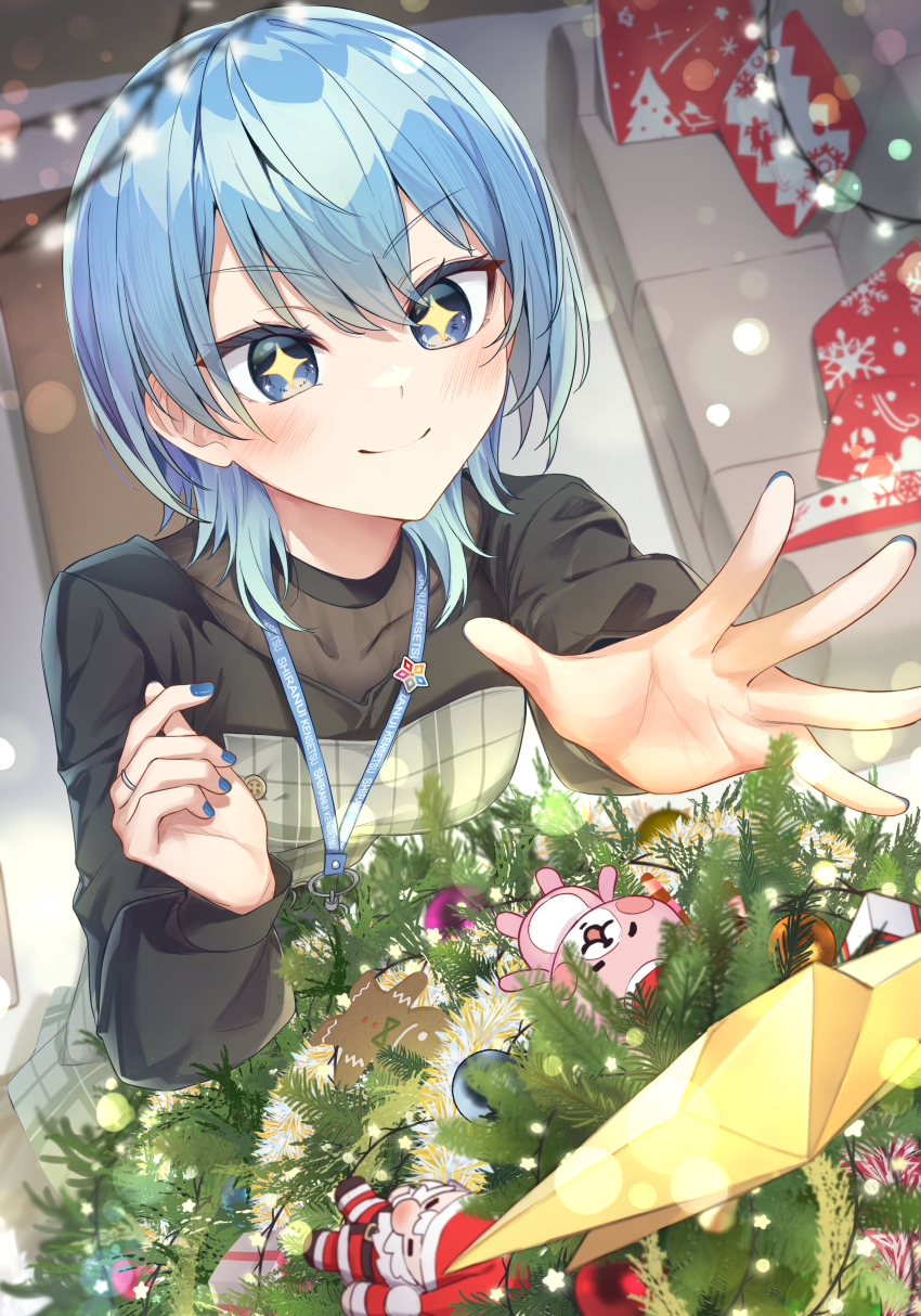 Hoshimachi Suisei (Christmas) Rule 34 Image