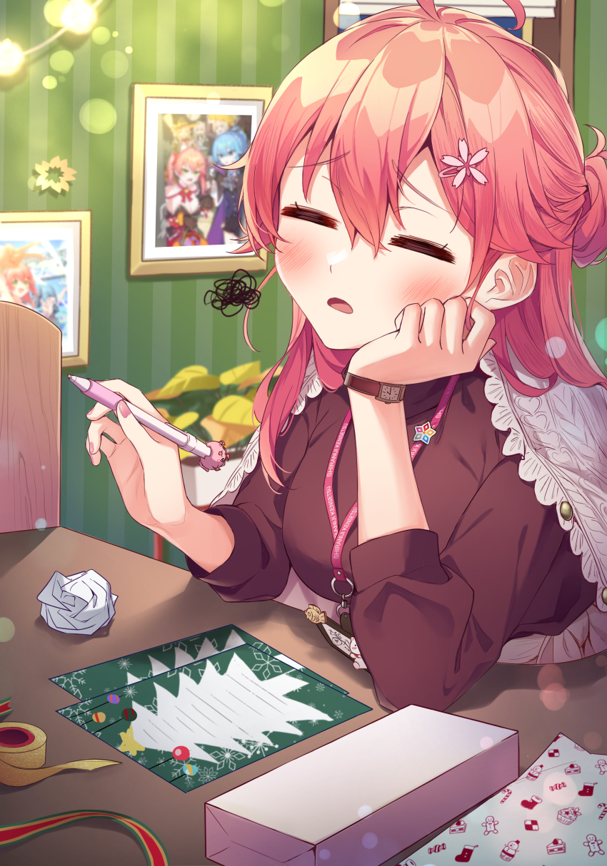 Hoshimachi Suisei (Christmas) Rule 34 Image