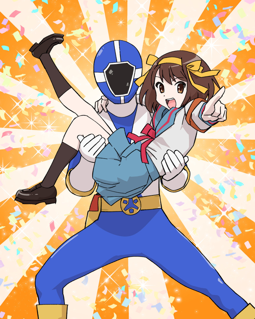 Suzumiya Haruhi (Kyuukyuu Sentai Gogofive) Rule 34 Image