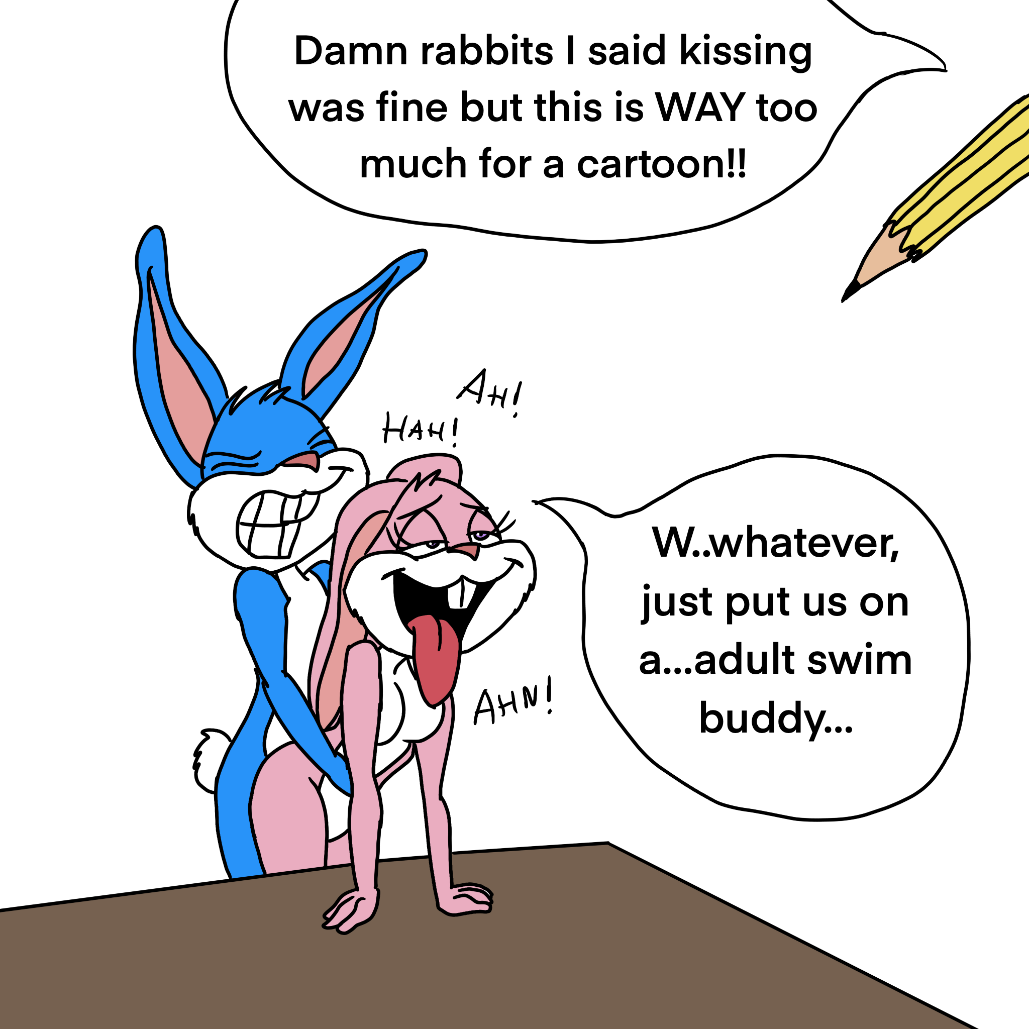 Babs Bunny (Tiny Toon Adventures) Rule 34 Image