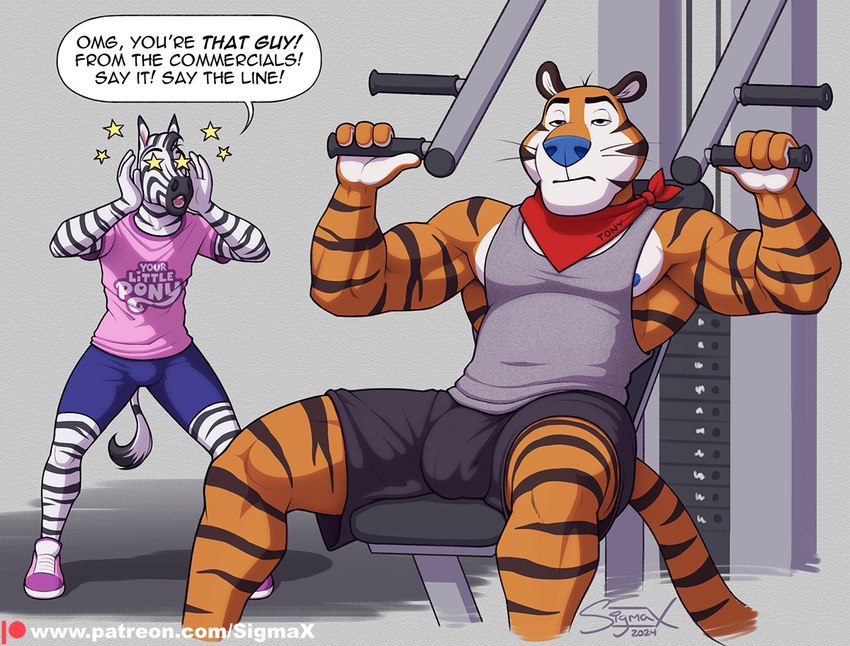 Tony The Tiger (Frosted Flakes) Rule 34 Image