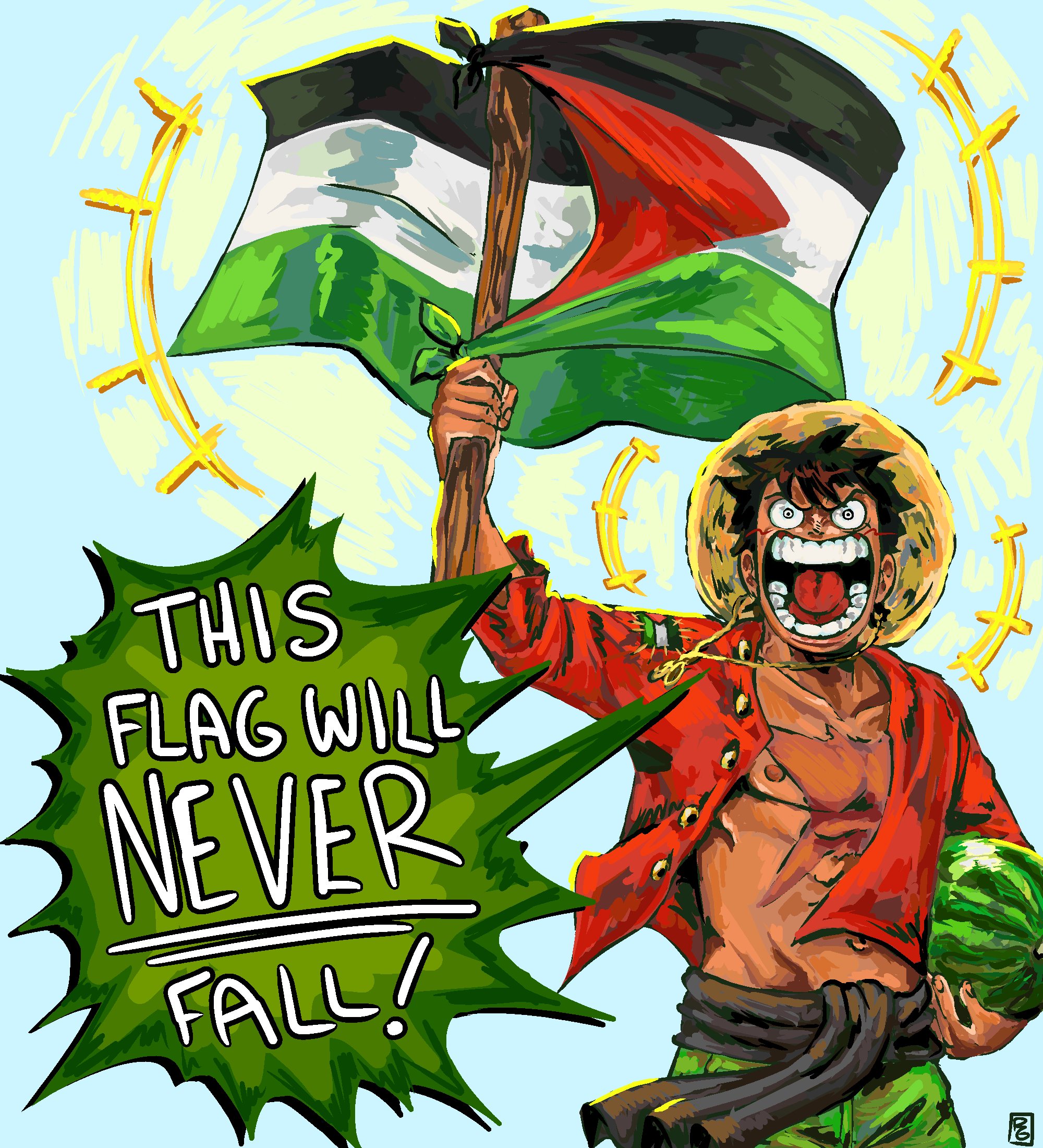 Israel-Hamas War Rule 34 Image