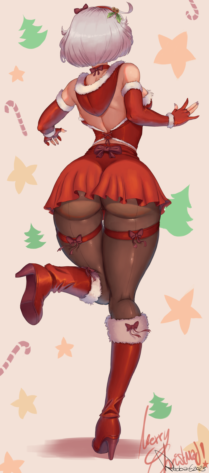 Elphelt Valentine (Christmas) Rule 34 Image