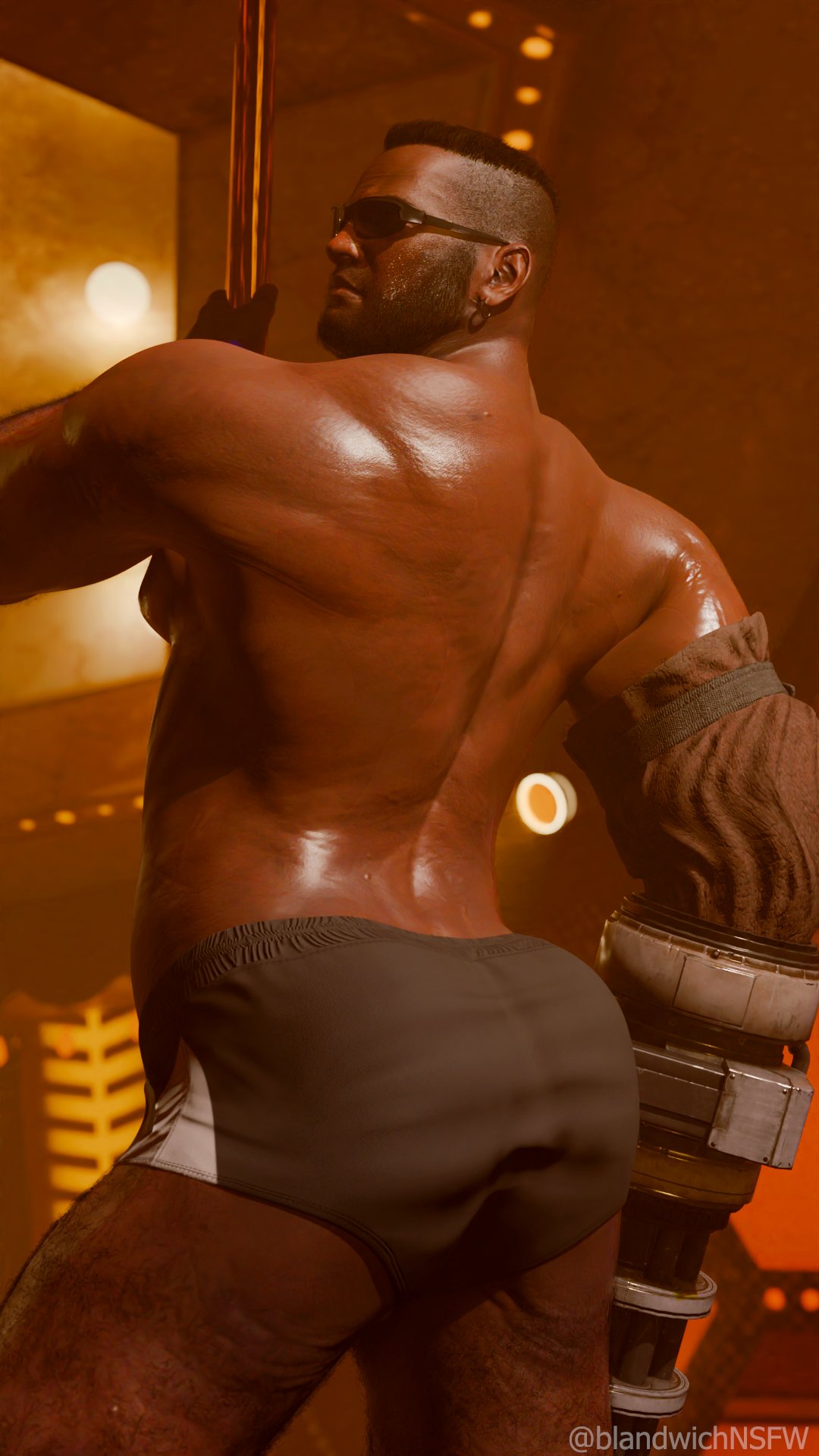 Barret Wallace (Final Fantasy) Rule 34 Image
