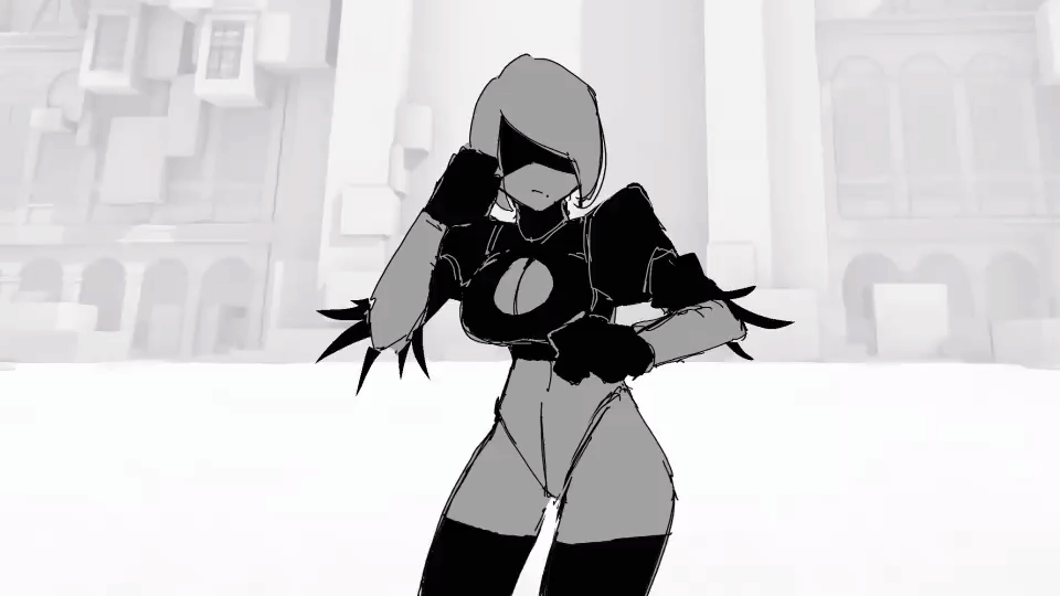 2b (Nier:Automata) Rule 34 Image