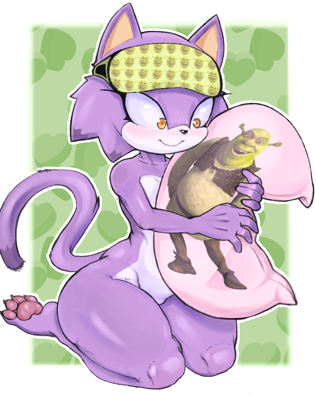 Blaze The Cat (Shrek (Series)) Rule 34 Image