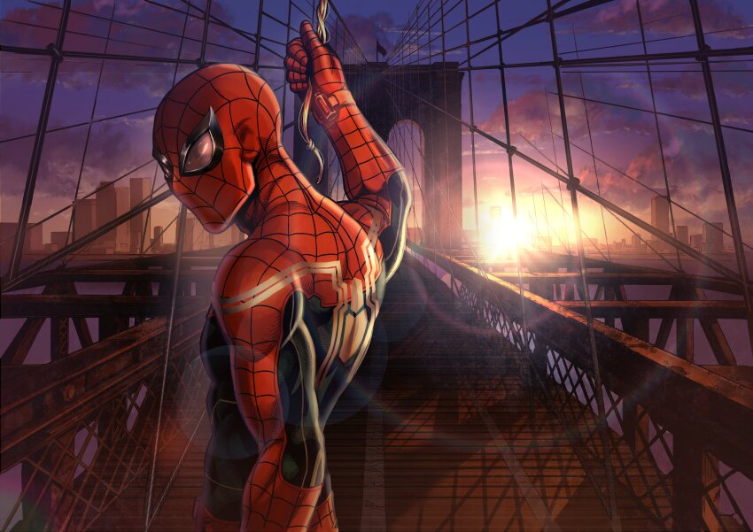 Spider-Man (Brooklyn Bridge) Rule 34 Image