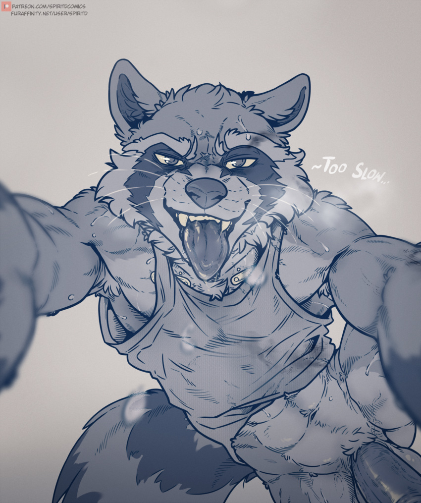 Rocket Raccoon (Guardians Of The Galaxy) Rule 34 Image
