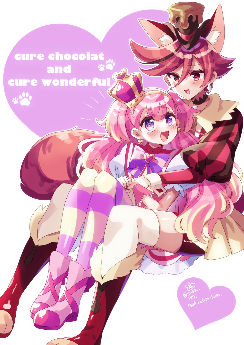 Cure Chocolat (Kirakira Precure A La Mode) Rule 34 Image