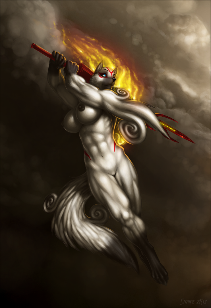 Amaterasu (Okami) Rule 34 Image