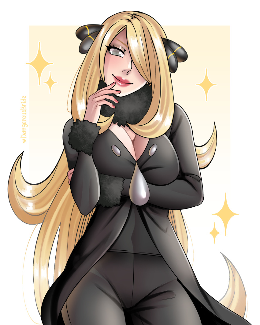 Cynthia (Pokemon) Rule 34 Image