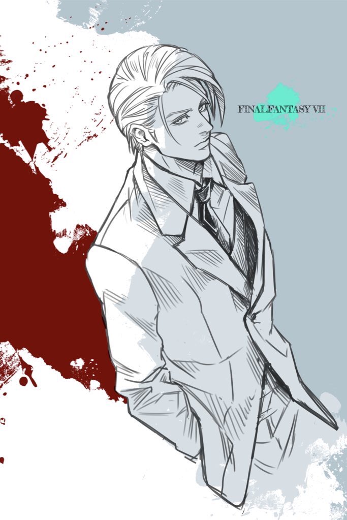 Rufus Shinra (Final Fantasy) Rule 34 Image