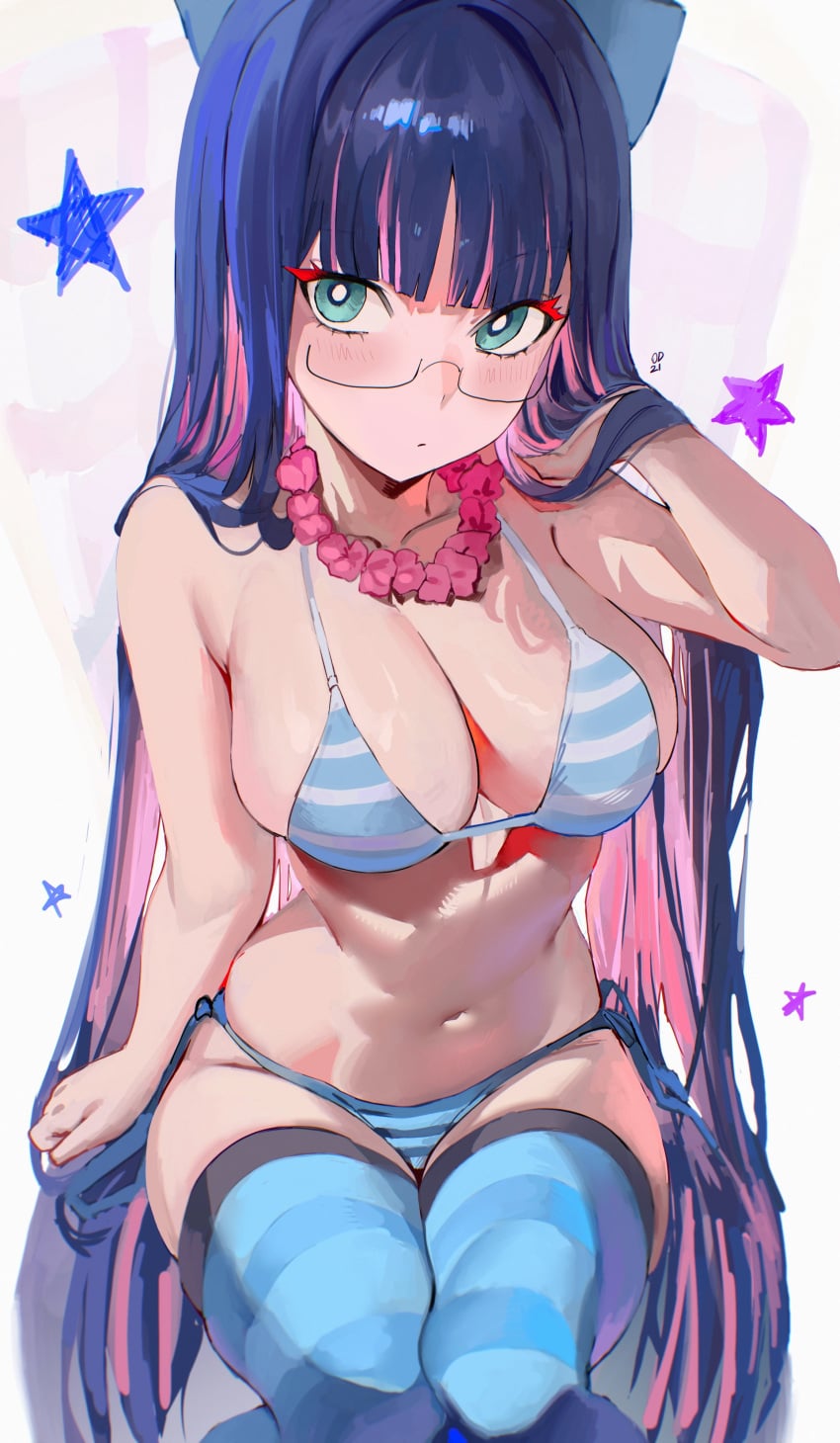 Stocking Anarchy (Panty & Stocking With Garterbelt) Rule 34 Image