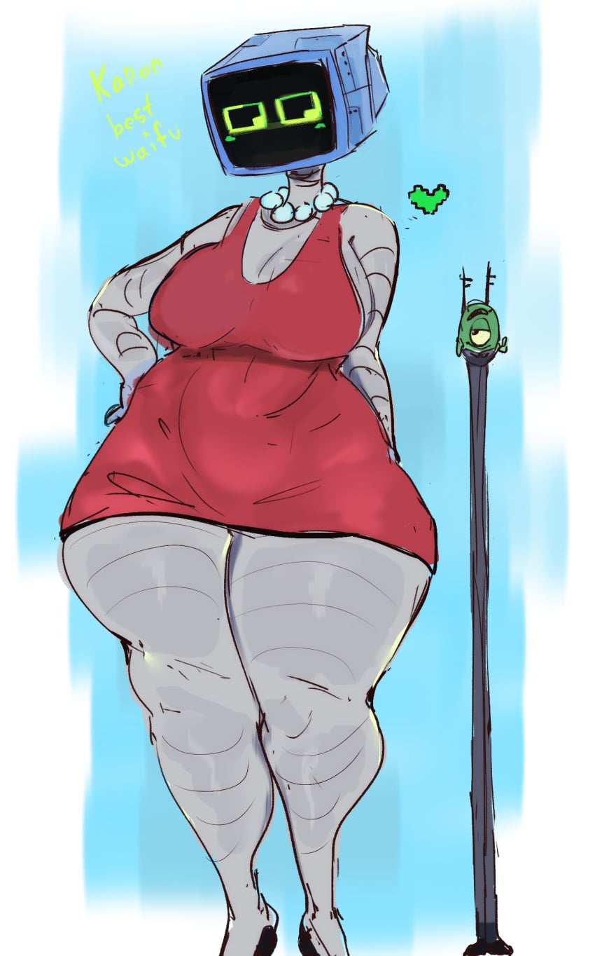 Karen Plankton (Spongebob Squarepants) Rule 34 Image