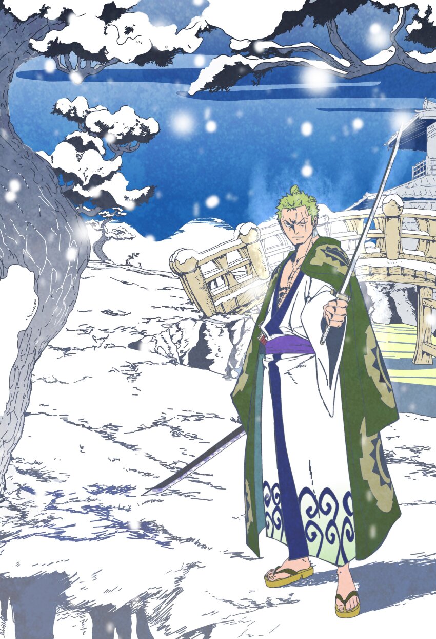 Roronoa Zoro (One Piece) Rule 34 Image