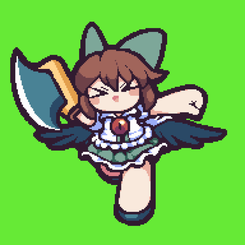 Reiuji Utsuho (Cookie (Touhou)) Rule 34 Image