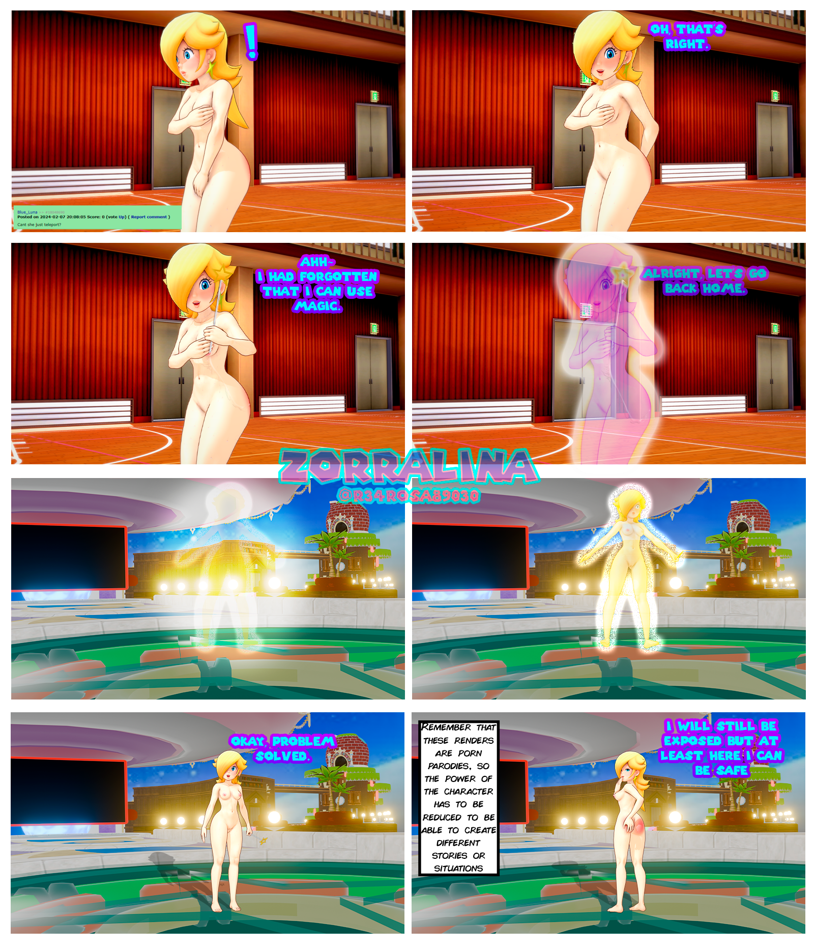 Princess Rosalina (Mario (Series)) Rule 34 Image