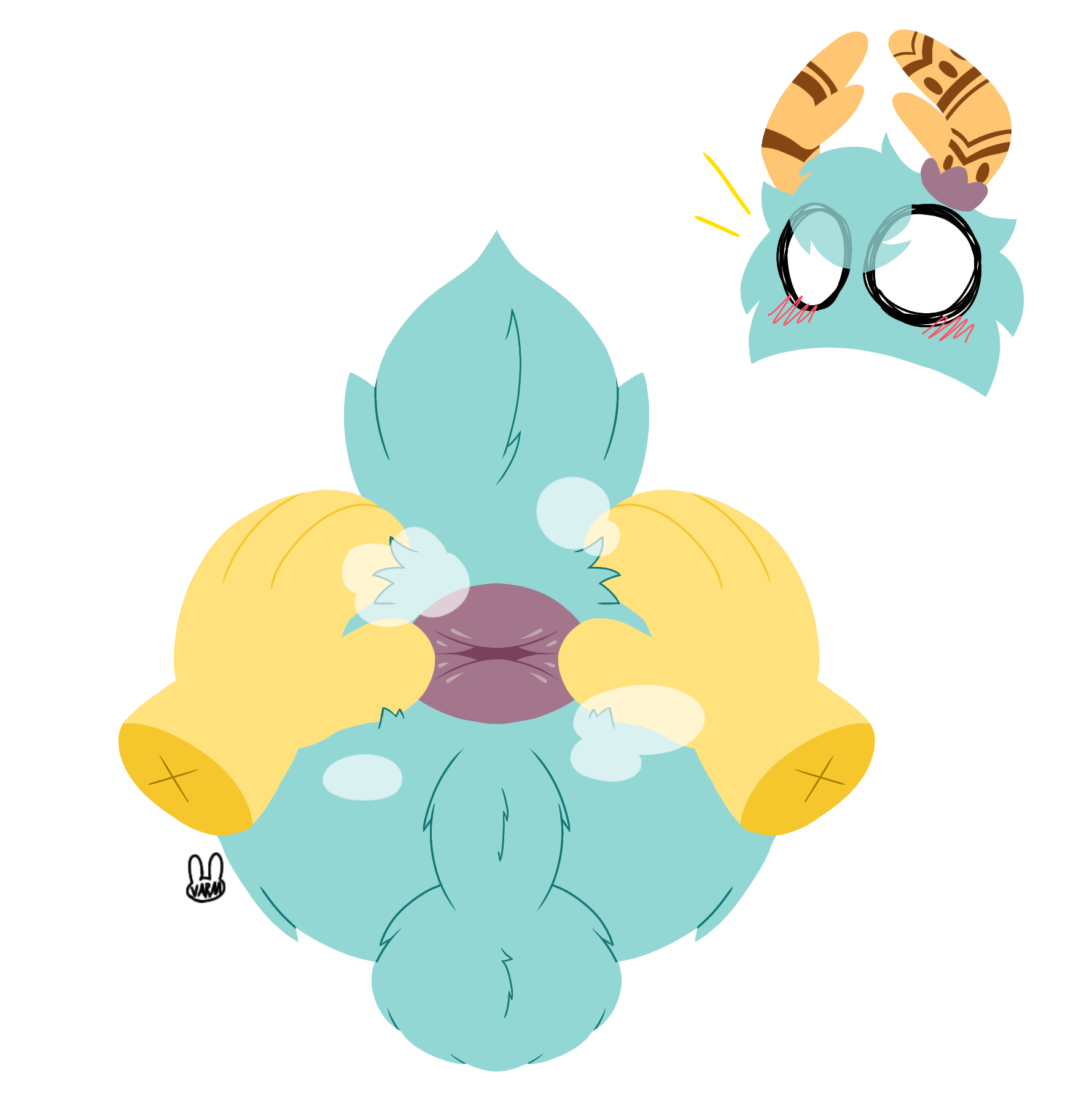 Fan Character (Big Blue Bubble) Rule 34 Image