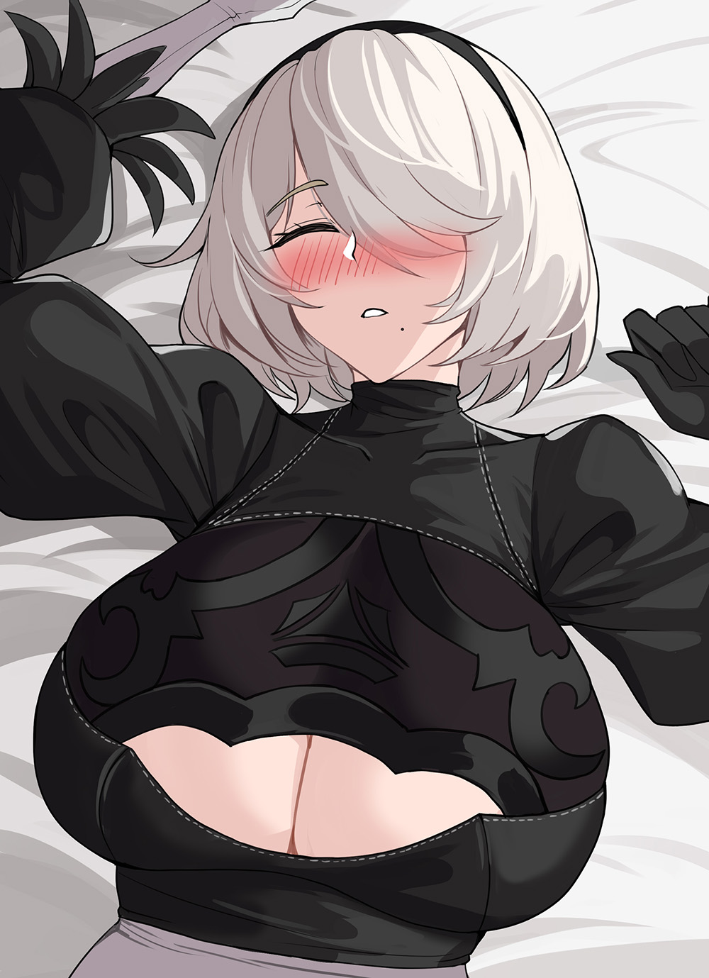 Yorha 2b (Nier: Automata) Rule 34 Image