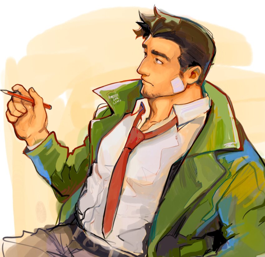 Dick Gumshoe (Ace Attorney) Rule 34 Image