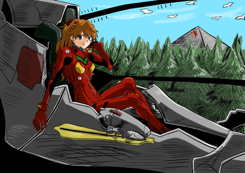 Souryuu Asuka Langley (Neon Genesis Evangelion) Rule 34 Image