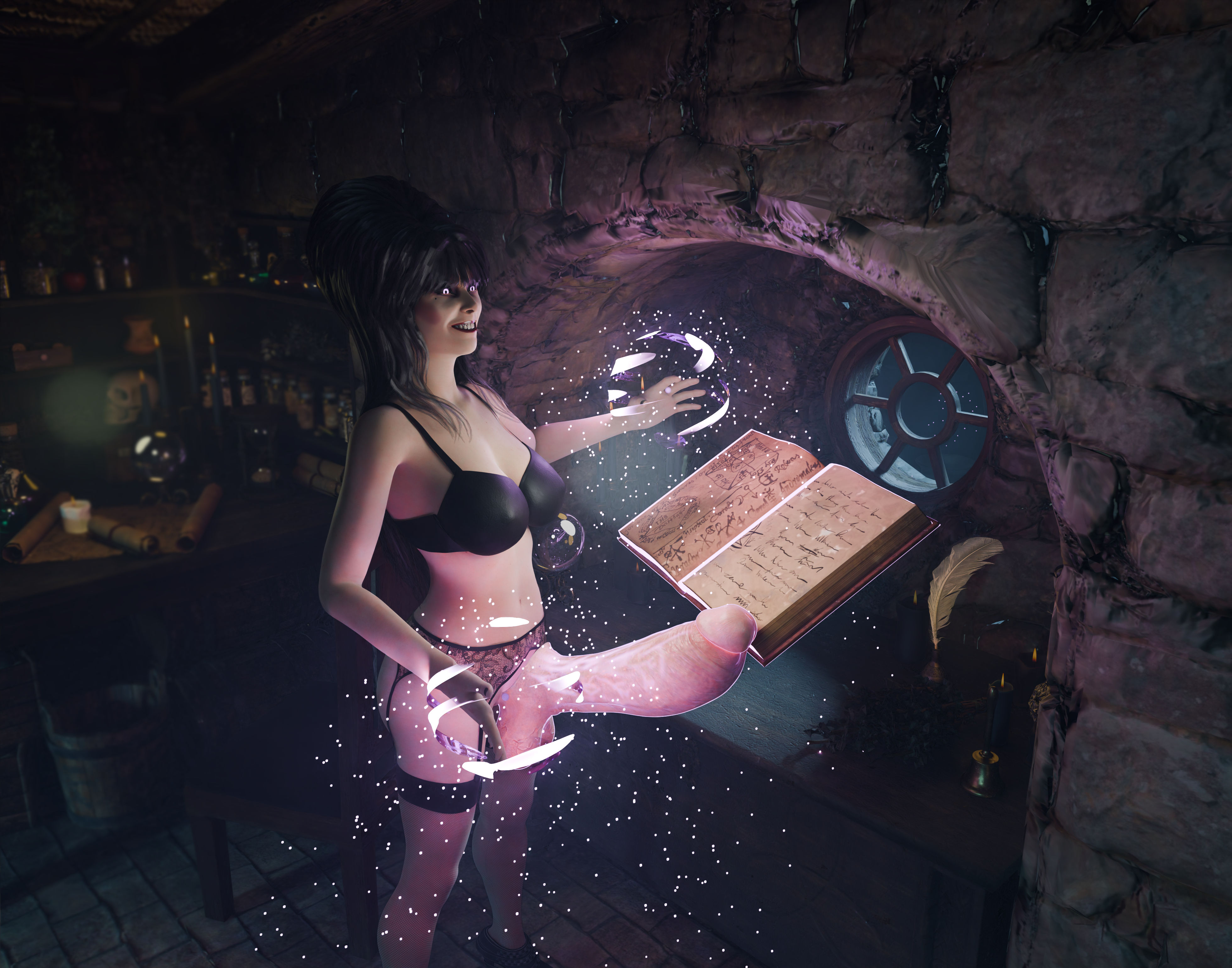 Elvira (Elvira: Mistress Of The Dark) Rule 34 Image