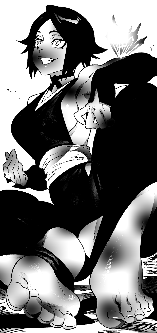 Shihouin Yoruichi (Bleach) Rule 34 Image