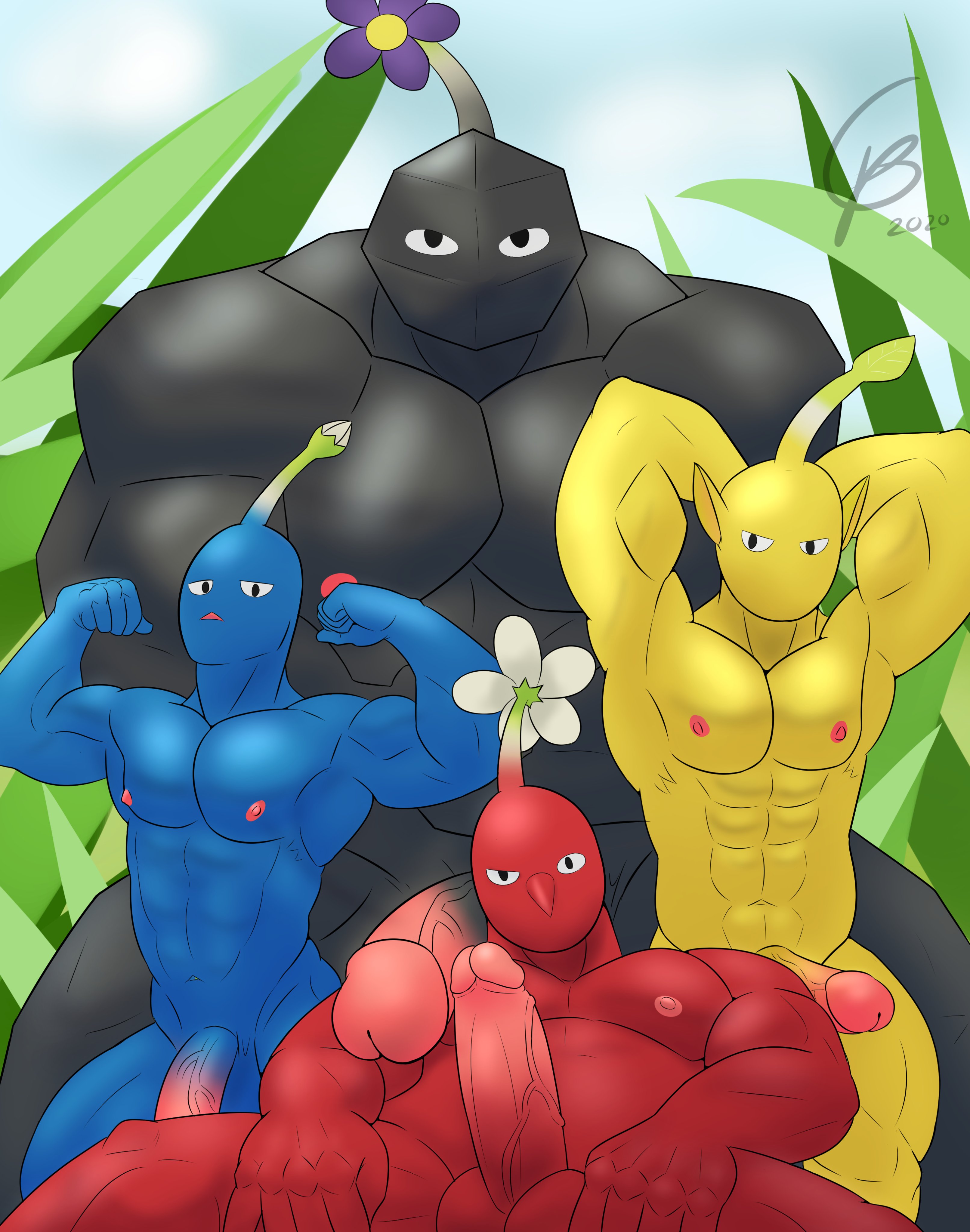 Blue Pikmin (Pikmin) Rule 34 Image