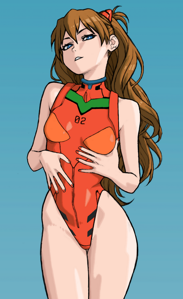 Asuka Langley Sohryu (Neon Genesis Evangelion) Rule 34 Image