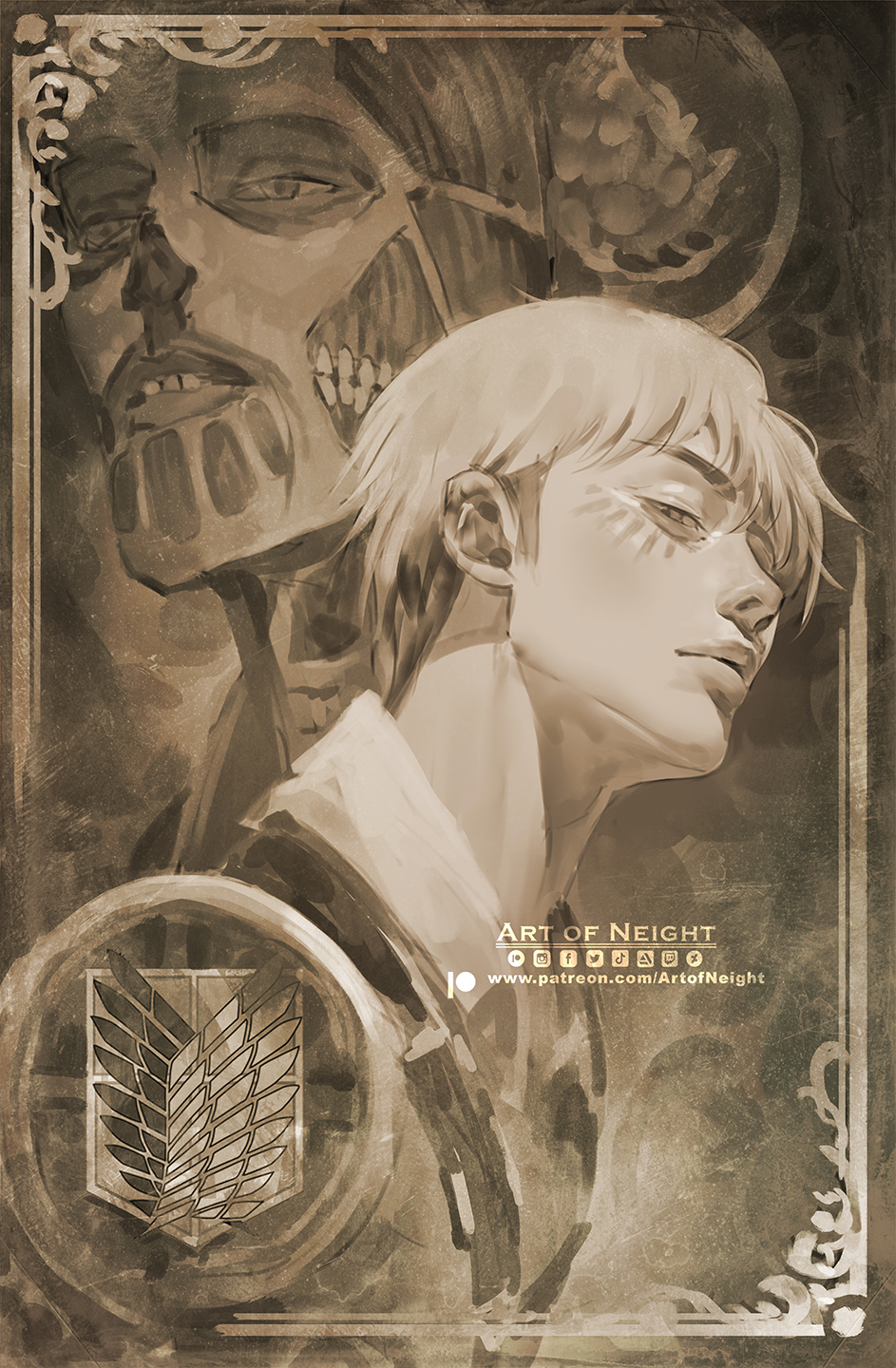 Armin Arlert (Colossal Titan) Rule 34 Image