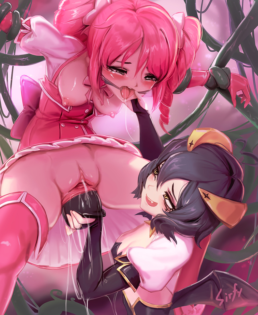 Hanabishi Haruka (Mahou Shoujo Ni Akogarete) Rule 34 Image