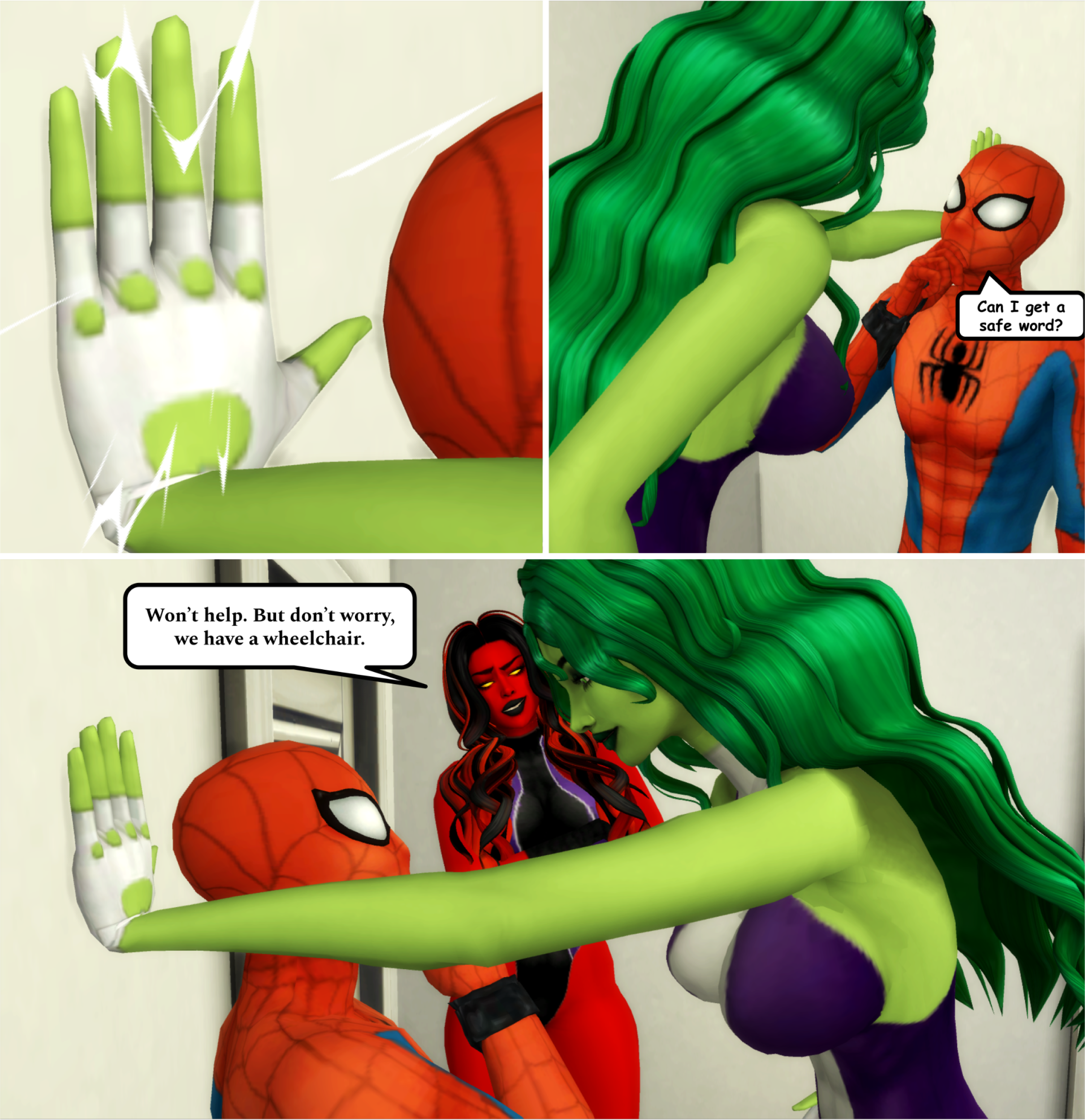 Red She-Hulk (Hulk (Series)) Rule 34 Image