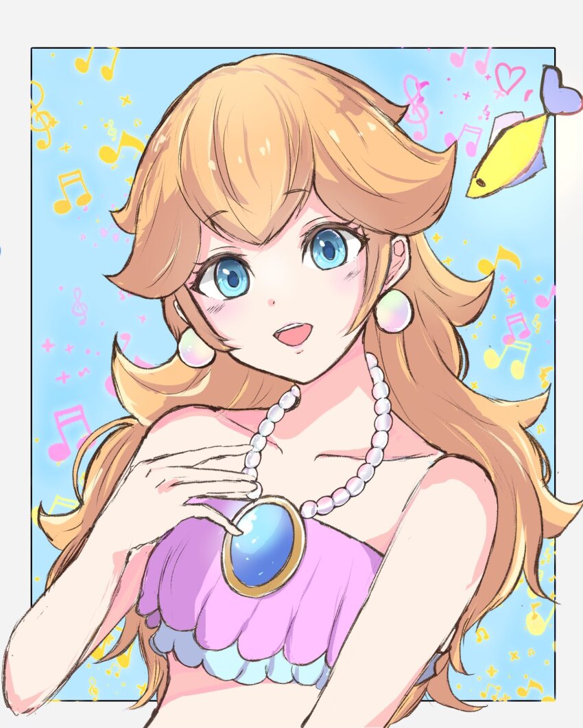 Mermaid Peach (Mario (Series)) Rule 34 Image