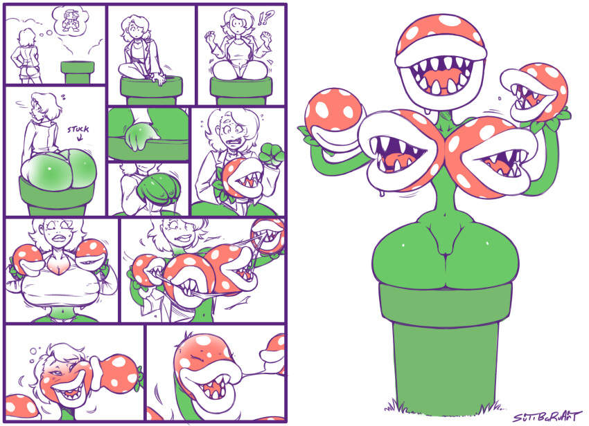 Piranha Plant (Mario (Series)) Rule 34 Image