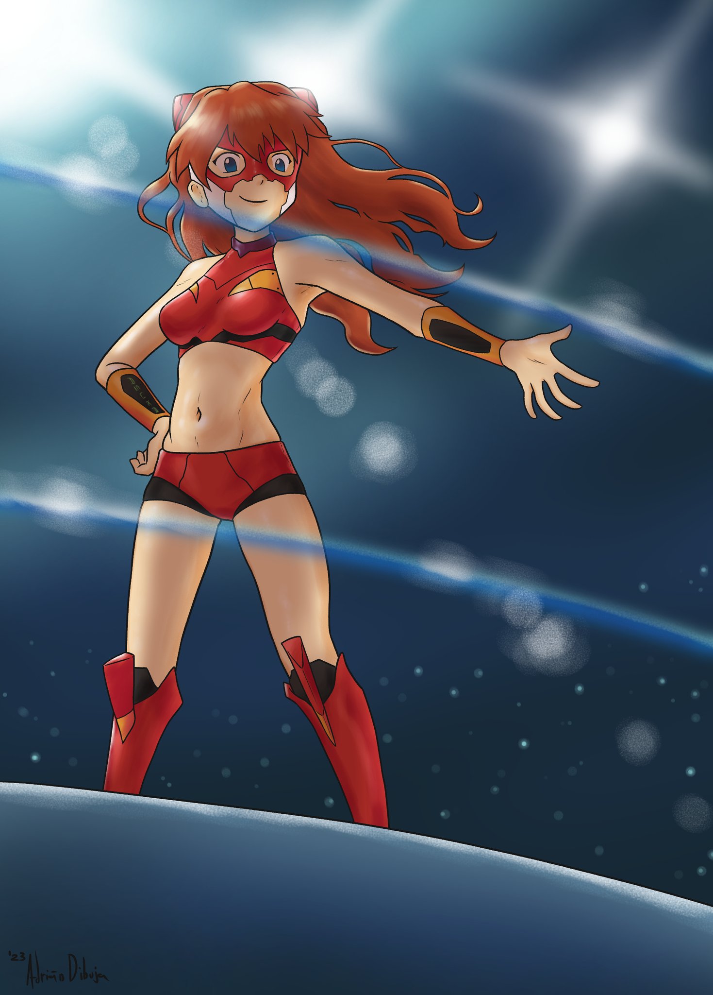 Asuka Langley Sohryu (Neon Genesis Evangelion) Rule 34 Image