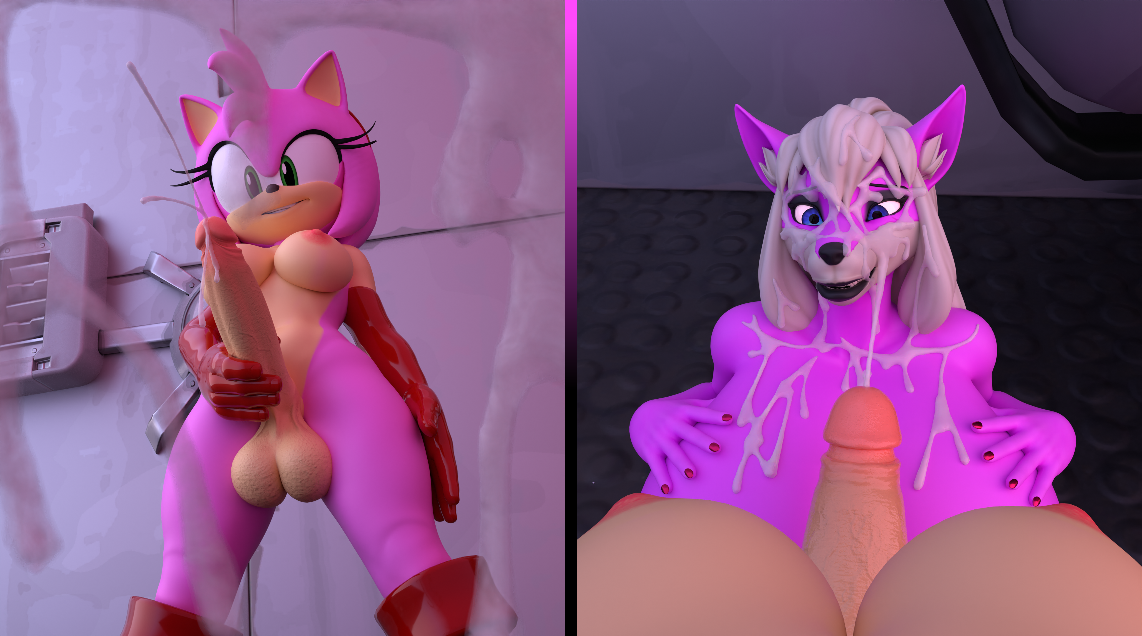 Amy Rose (Sega) Rule 34 Image