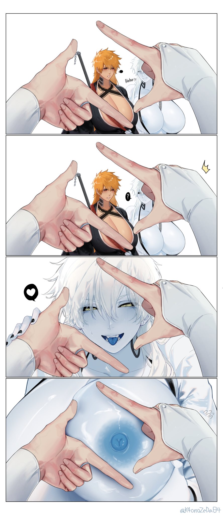 Female Ichigo (Bleach) Rule 34 Image
