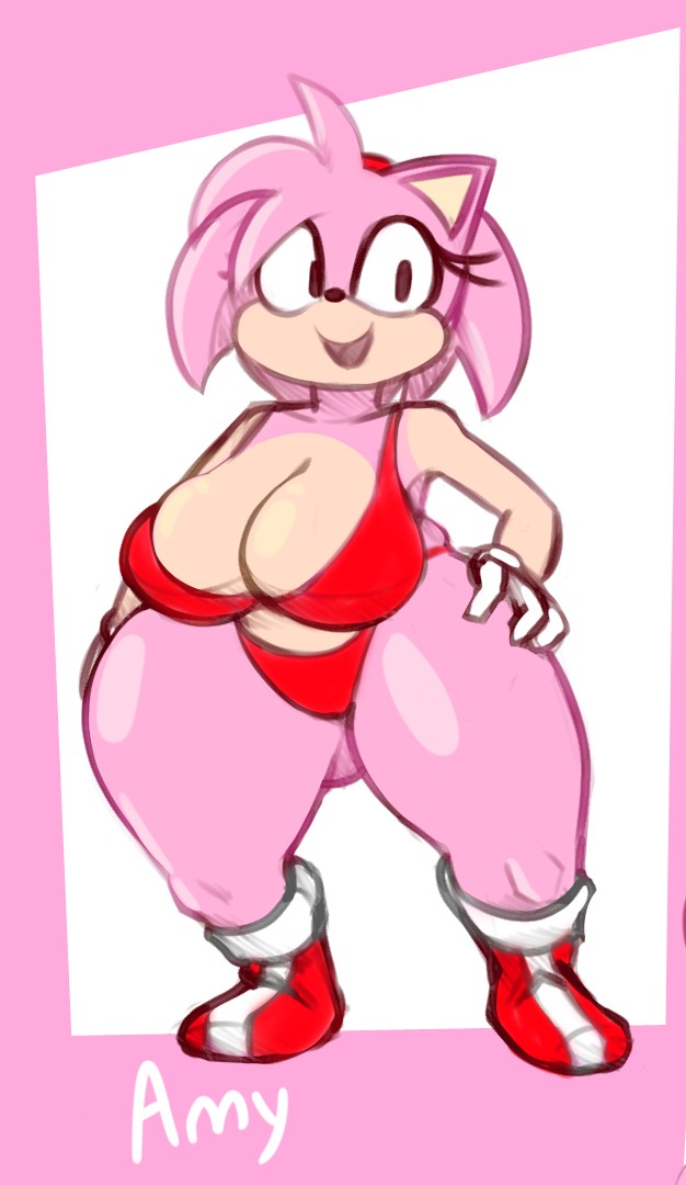 Amy Rose (Sega) Rule 34 Image