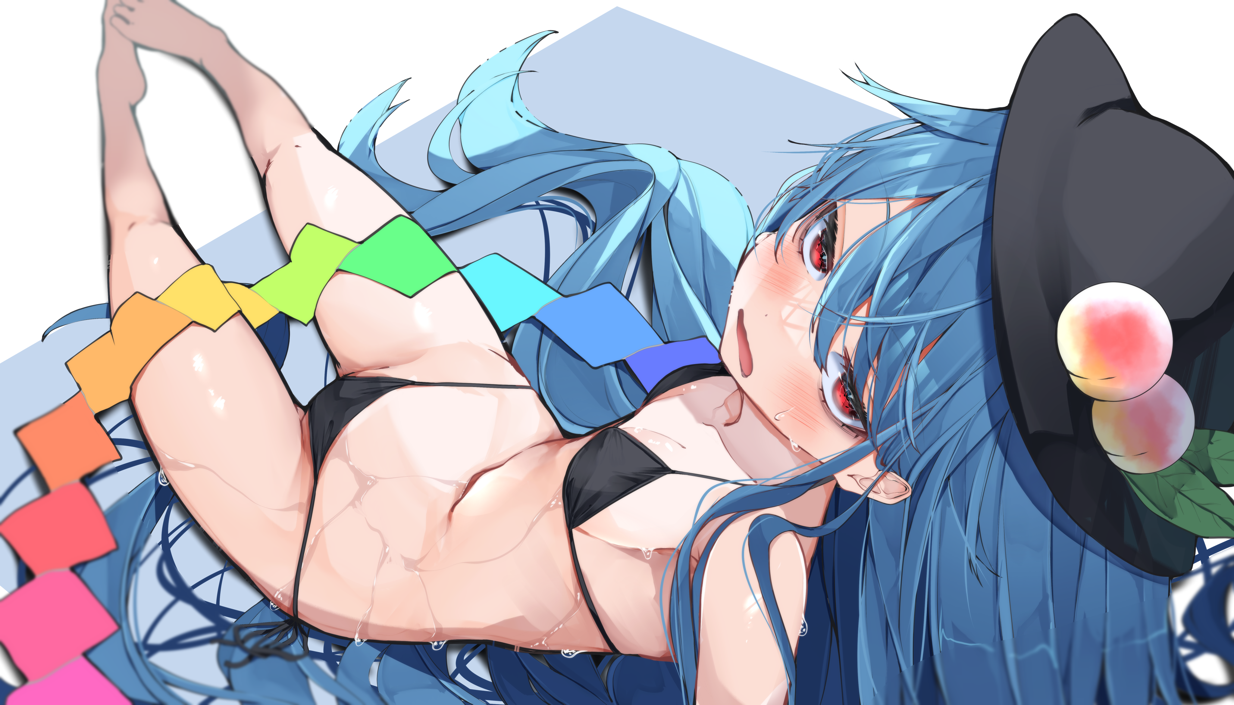Hinanawi Tenshi (Touhou) Rule 34 Image