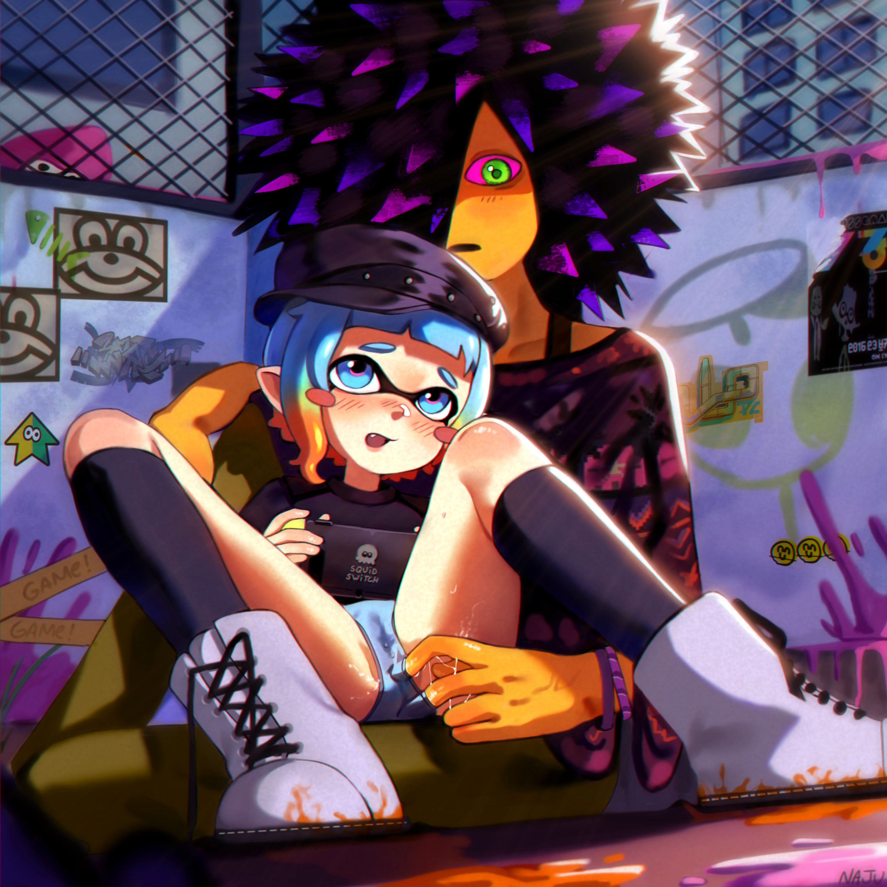 Inkling (Splatoon) Rule 34 Image