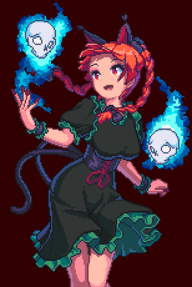 Kaenbyou Rin (Touhou) Rule 34 Image