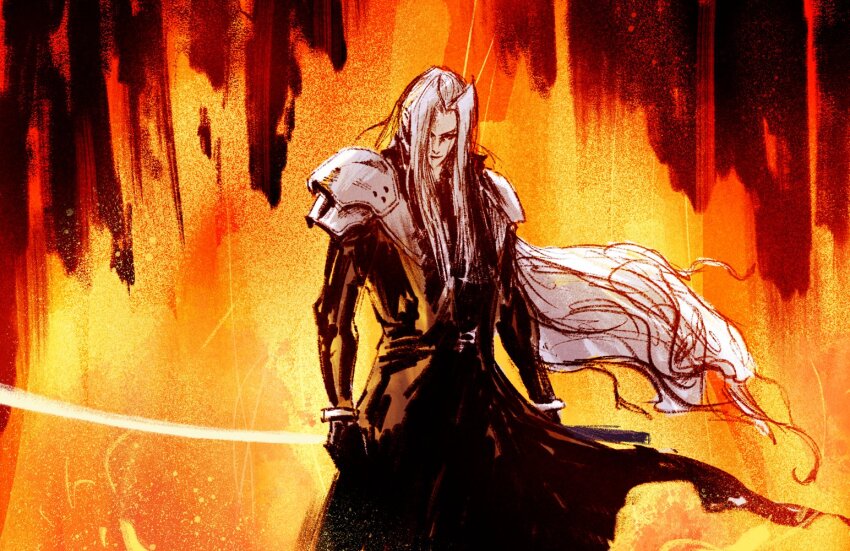 Sephiroth (Final Fantasy) Rule 34 Image