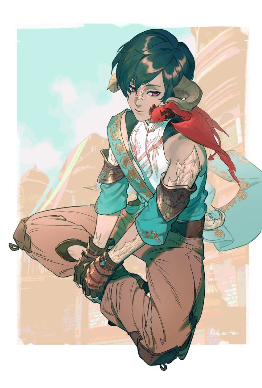 Au Ra (Final Fantasy) Rule 34 Image