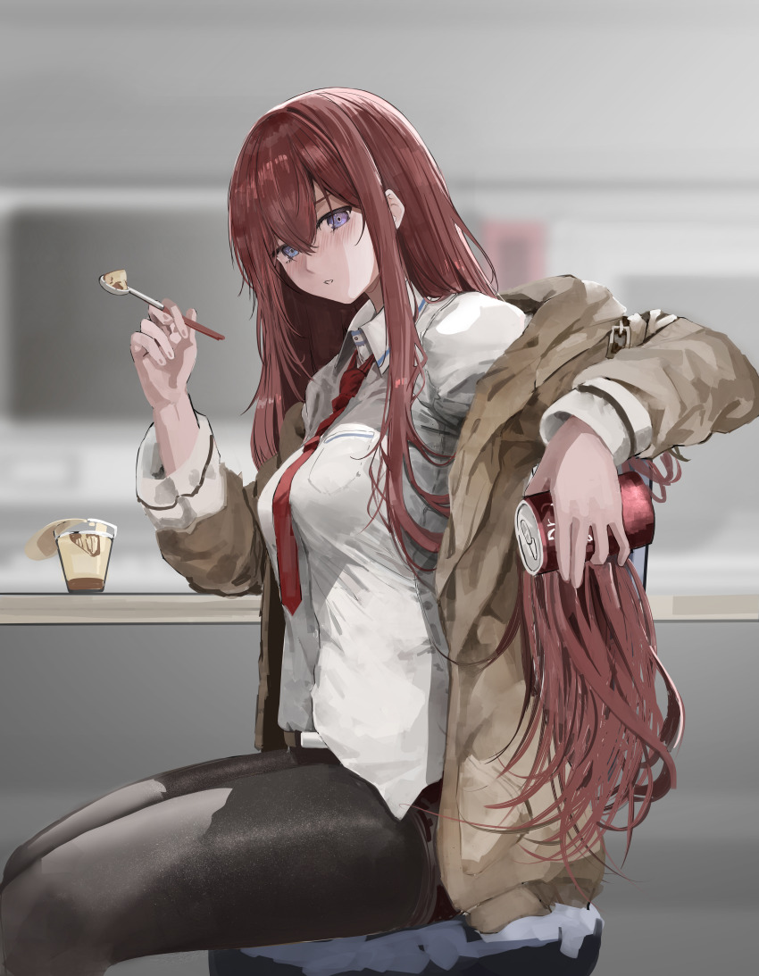 Makise Kurisu (Dr Pepper) Rule 34 Image